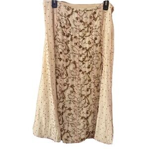 Soft Surroundings Skirt Size‎ S maxi Long embellished embroidered Sequins